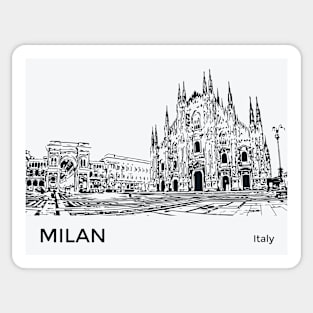 Milan Italy Sticker